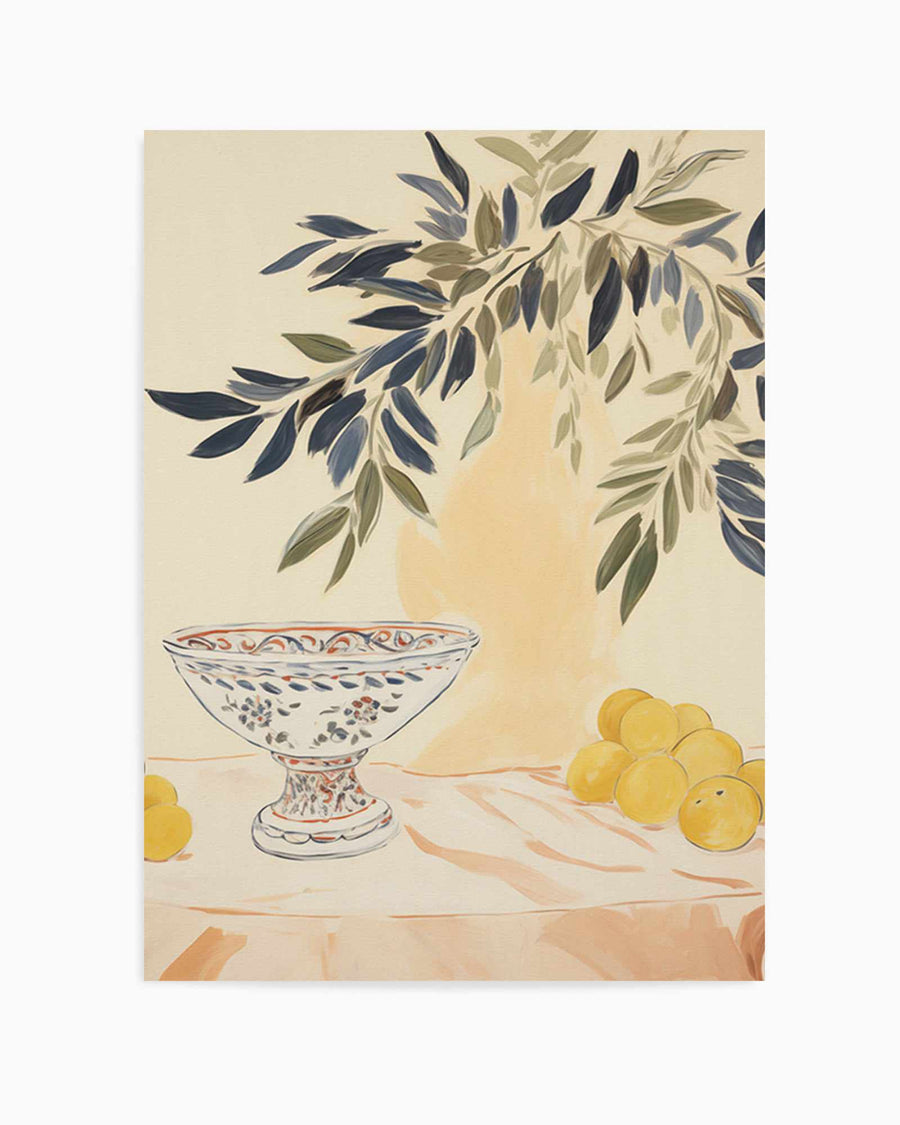Tuscan Mornings No II | Art Print from Olive et Oriel where you can shop wallpaper and artworks online