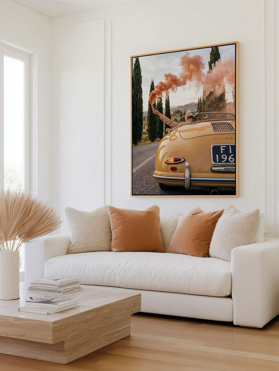 Tuscan Speedster II | Framed Canvas Art Print