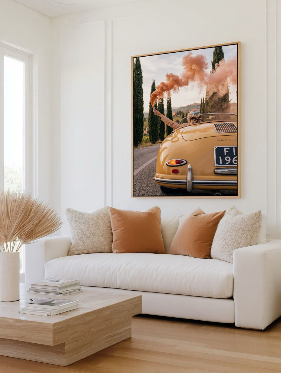 Tuscan Speedster II | Framed Canvas Art Print