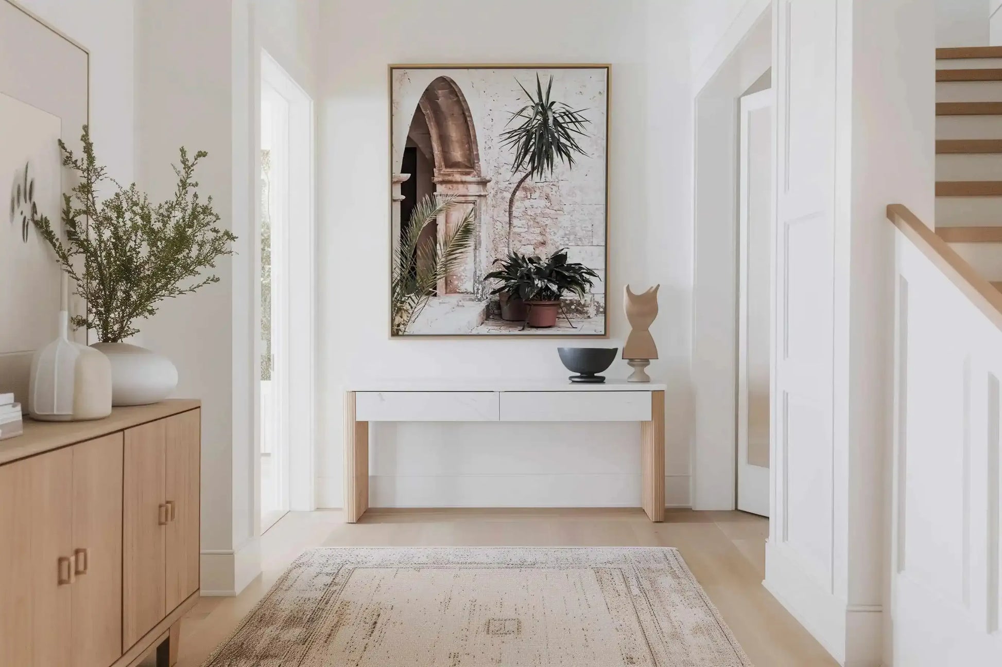 Tuscan Villa II | PT | Framed Canvas Art Print from Olive et Oriel where you can shop wallpaper and artworks online