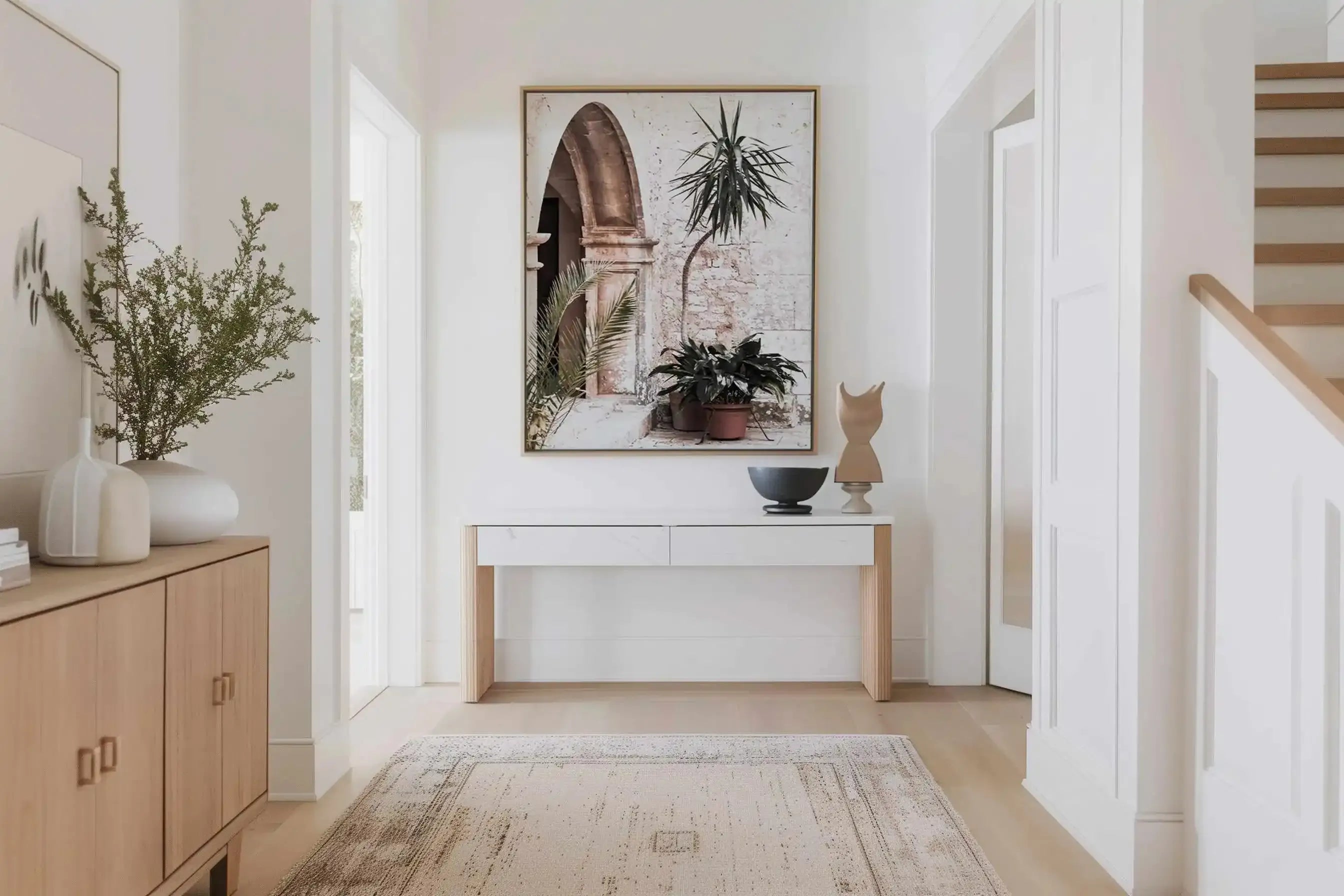 Tuscan Villa II | PT | Framed Canvas Art Print from Olive et Oriel where you can shop wallpaper and artworks online