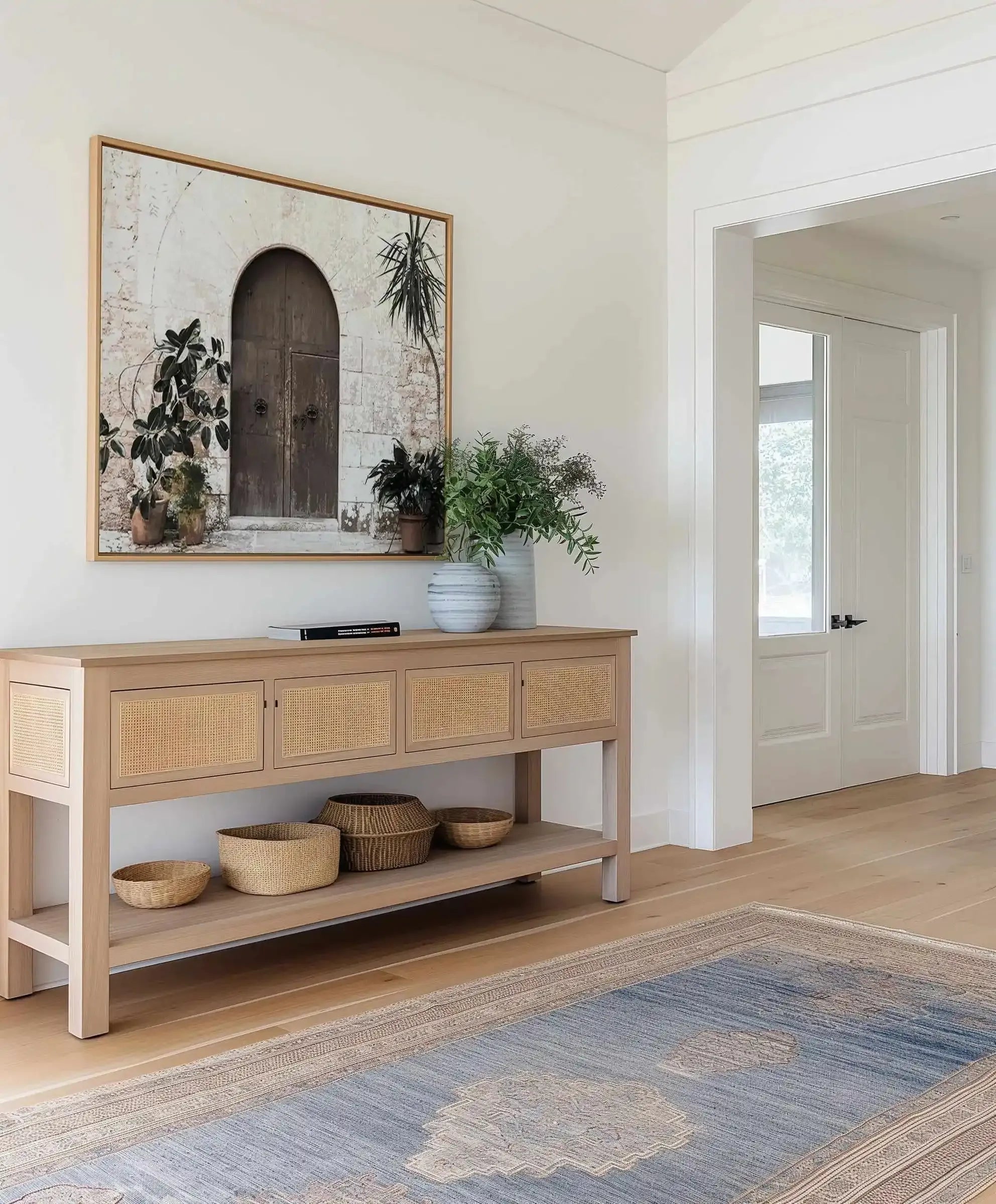 Tuscan Villa | LS | Framed Canvas Art Print from Olive et Oriel where you can shop wallpaper and artworks online