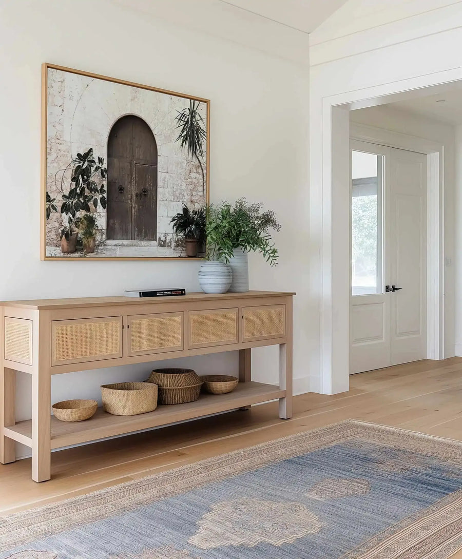 Tuscan Villa | LS | Framed Canvas Art Print from Olive et Oriel where you can shop wallpaper and artworks online