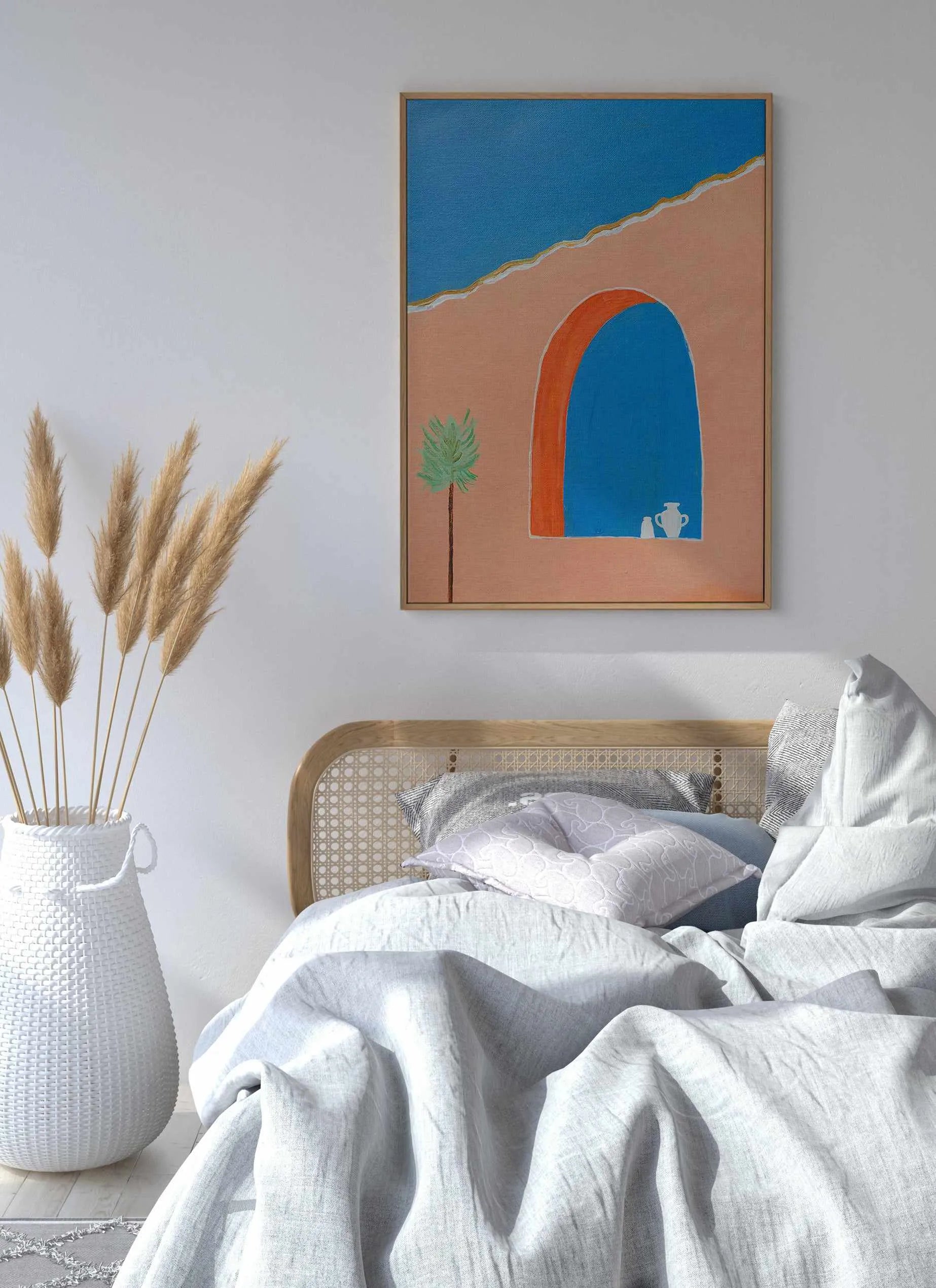 Tuscan Daze by Britney Turner | Framed Canvas Art Print from Olive et Oriel where you can shop wallpaper and artworks online