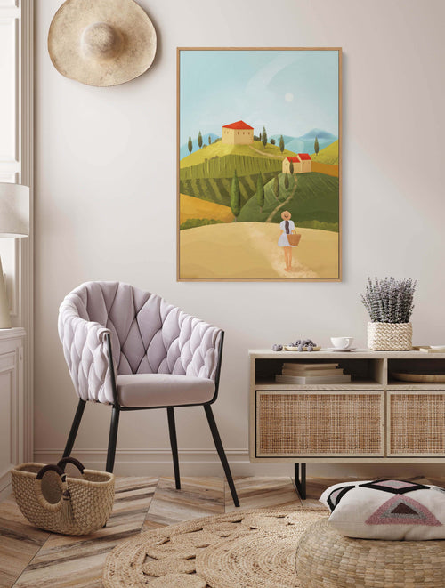 Tuscany By Petra Lizde | Framed Canvas Art Print