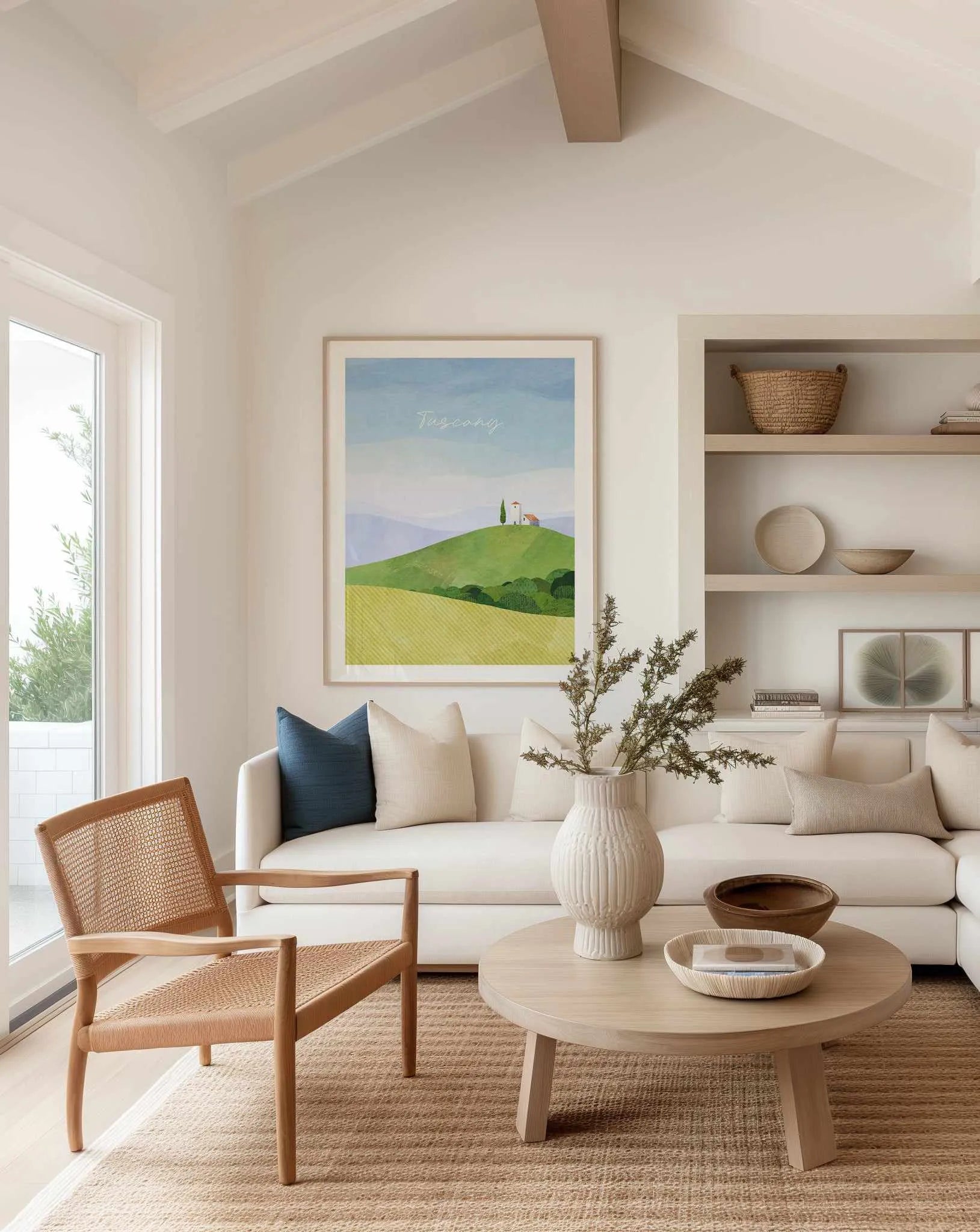 Tuscany by Henry Rivers Art Print from Olive et Oriel where you can shop wallpaper and artworks online