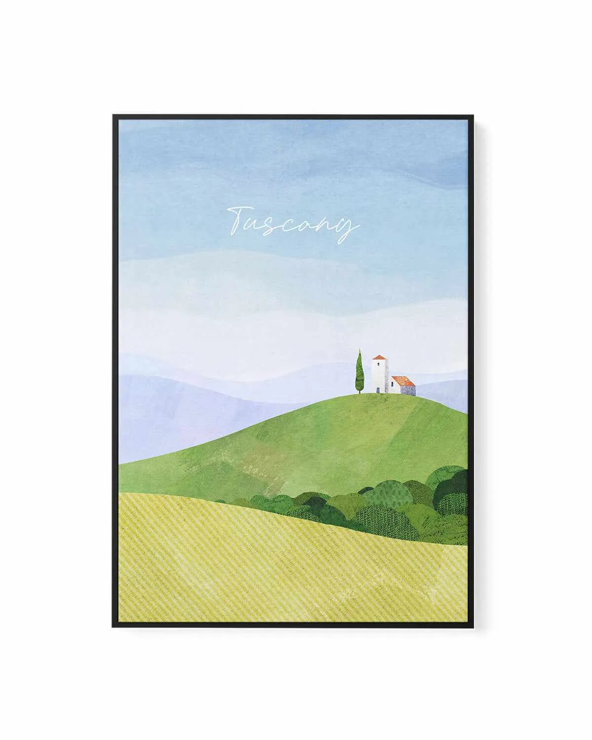 Tuscany by Henry Rivers | Framed Canvas Art Print from Olive et Oriel where you can shop wallpaper and artworks online
