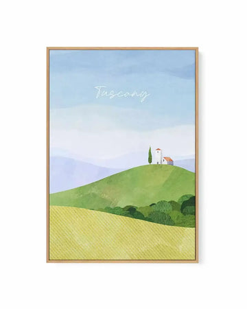 Tuscany by Henry Rivers | Framed Canvas Art Print from Olive et Oriel where you can shop wallpaper and artworks online