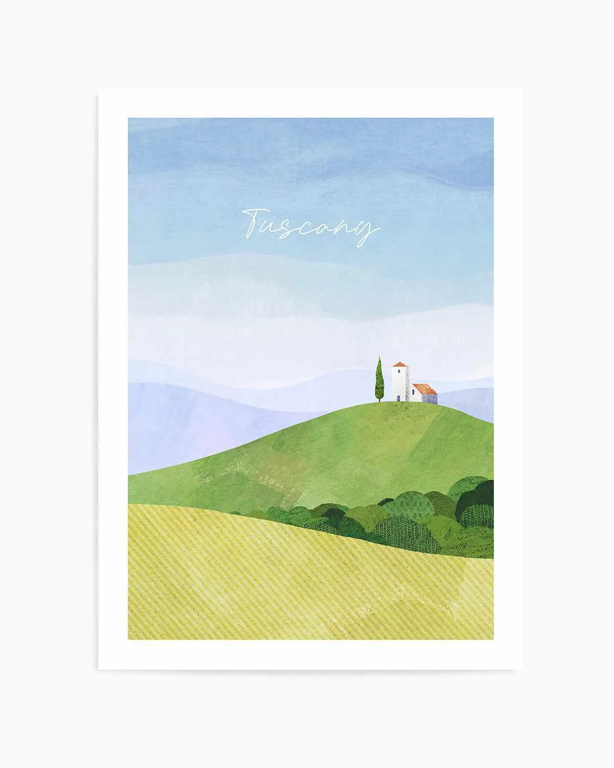 Tuscany by Henry Rivers Art Print from Olive et Oriel where you can shop wallpaper and artworks online