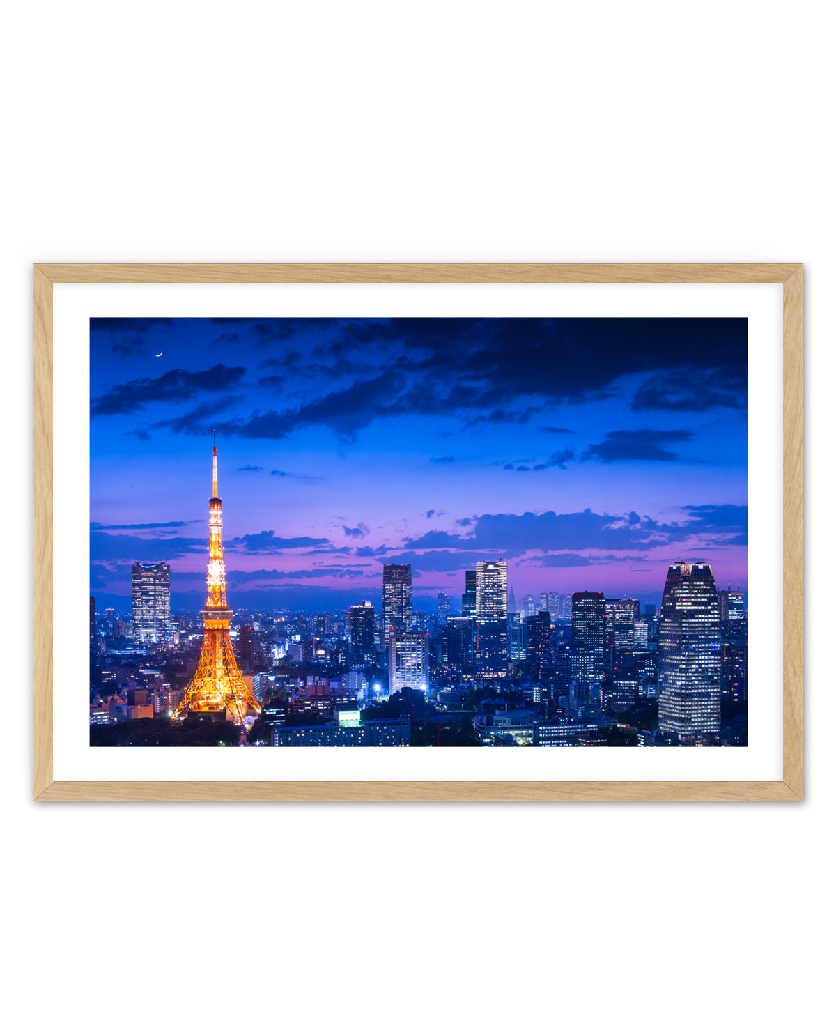 Twilight Tokyo Tower by Takao Kataoka | Art Print