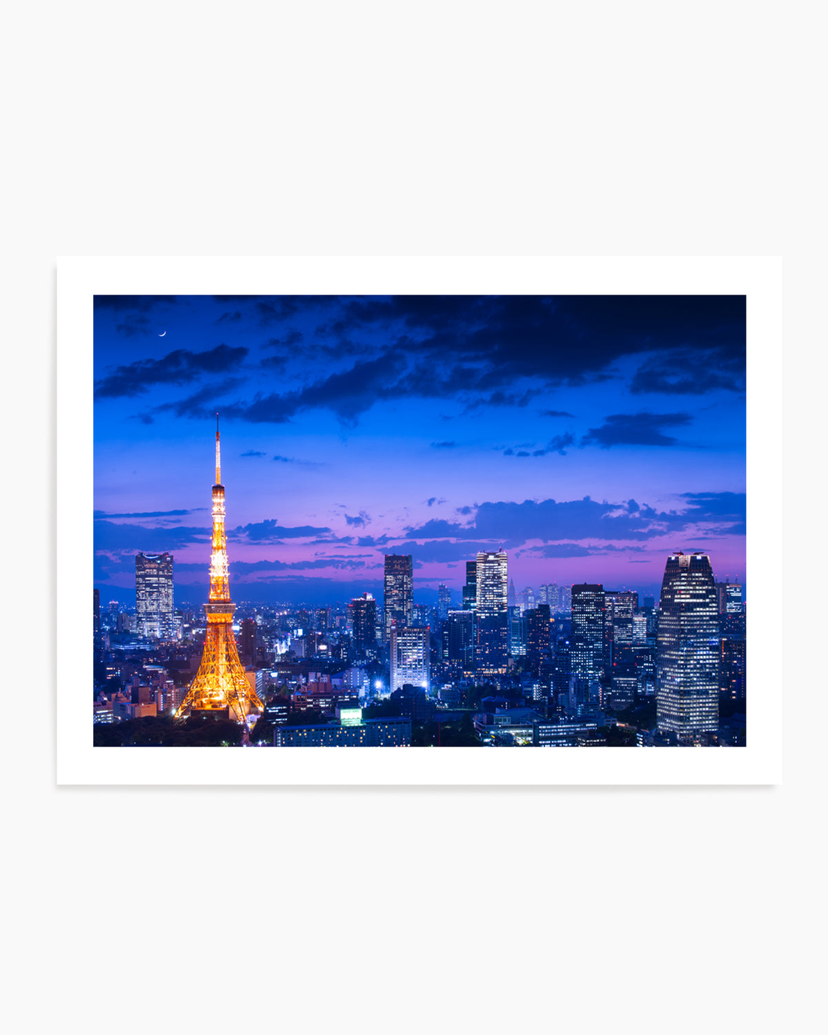 Twilight Tokyo Tower by Takao Kataoka | Art Print