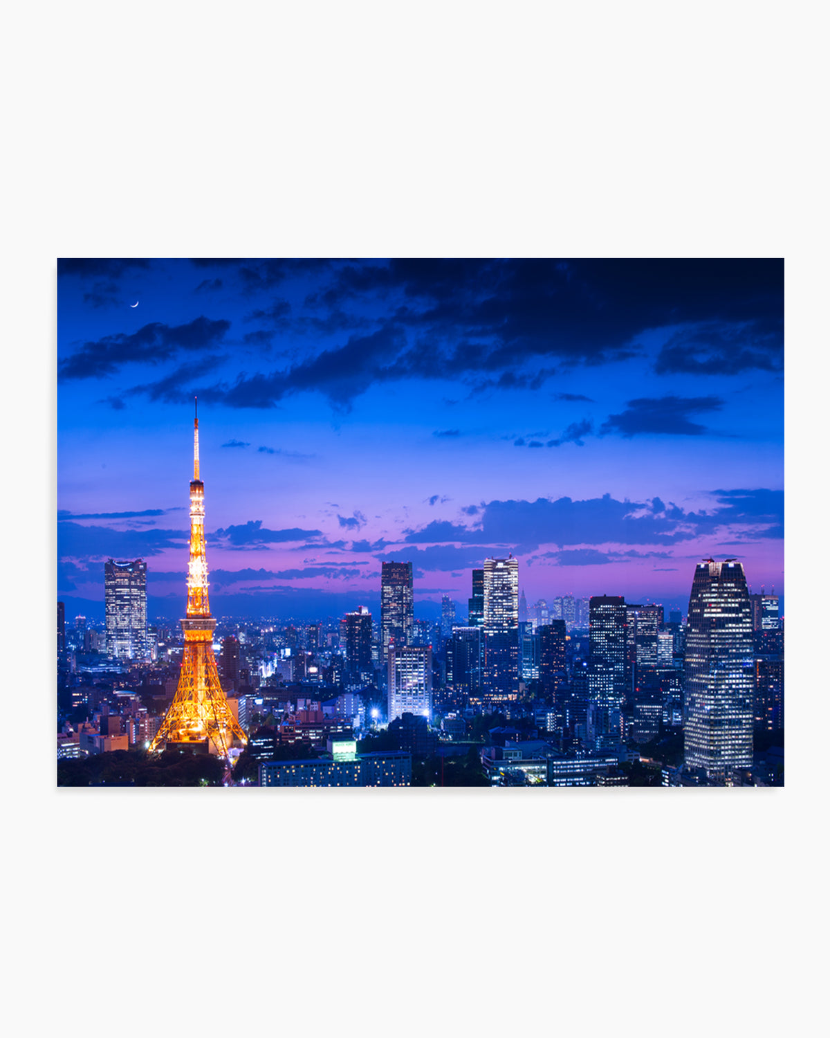 Twilight Tokyo Tower by Takao Kataoka | Art Print