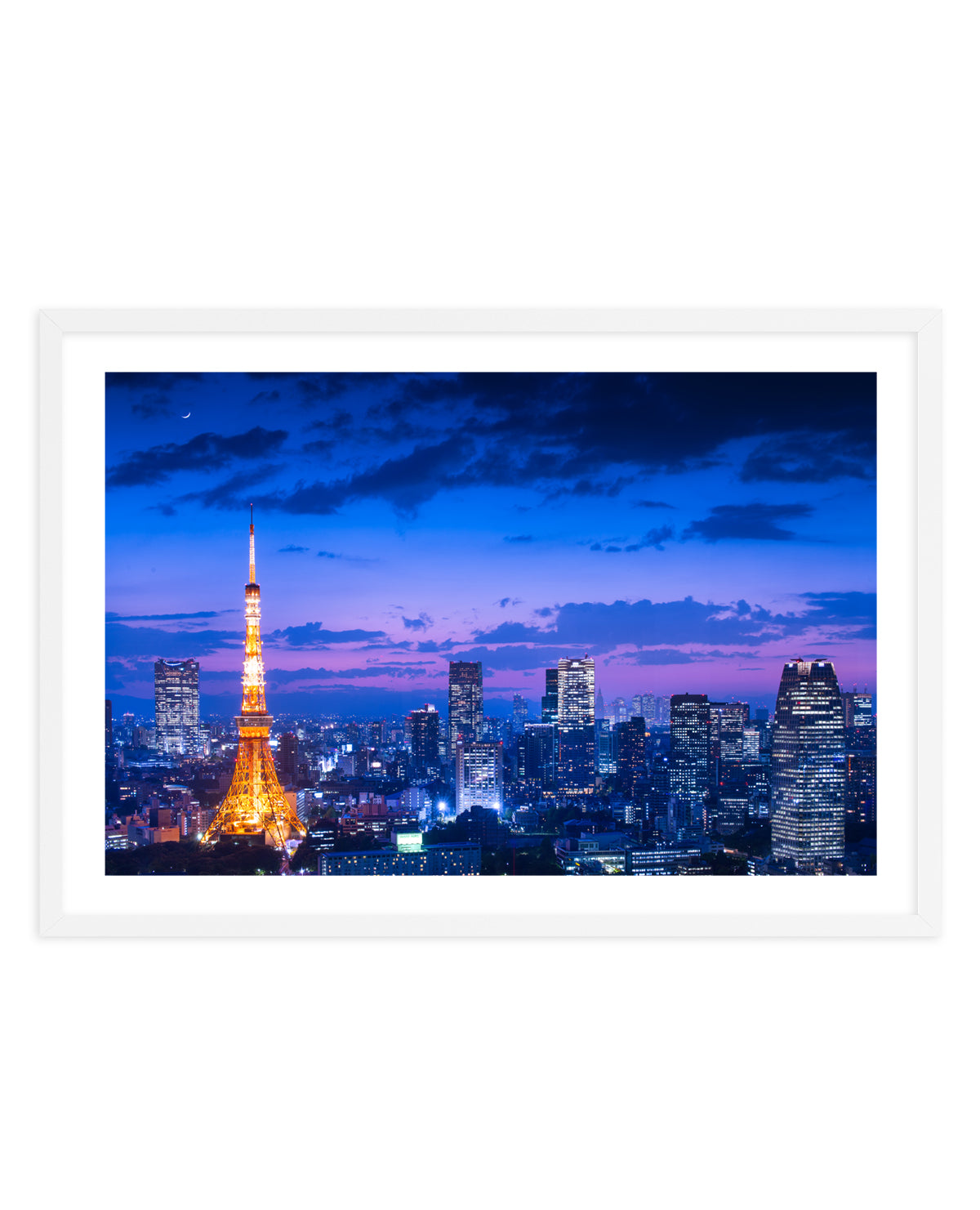 Twilight Tokyo Tower by Takao Kataoka | Art Print