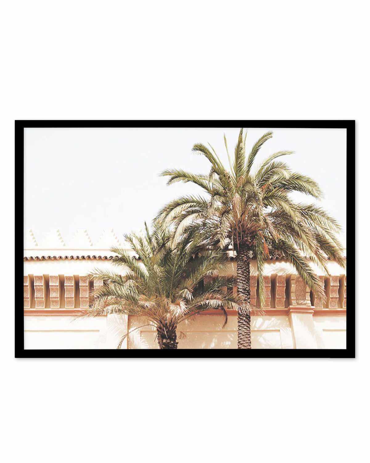 Twin Palms Art Print