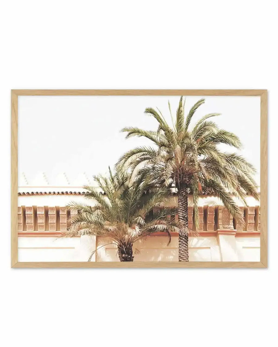 Twin Palms Art Print from Olive et Oriel where you can shop wallpaper and artworks online