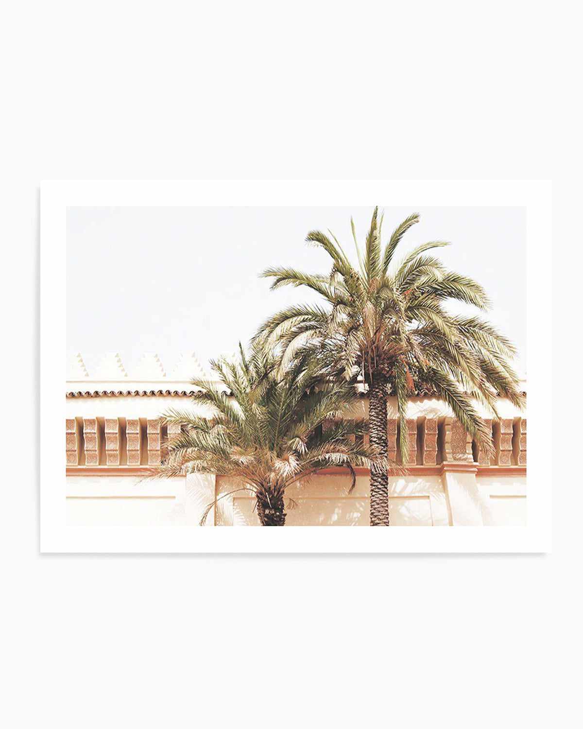 Twin Palms Art Print