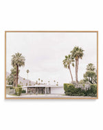Twin Palms, Palm Springs | Framed Canvas Art Print