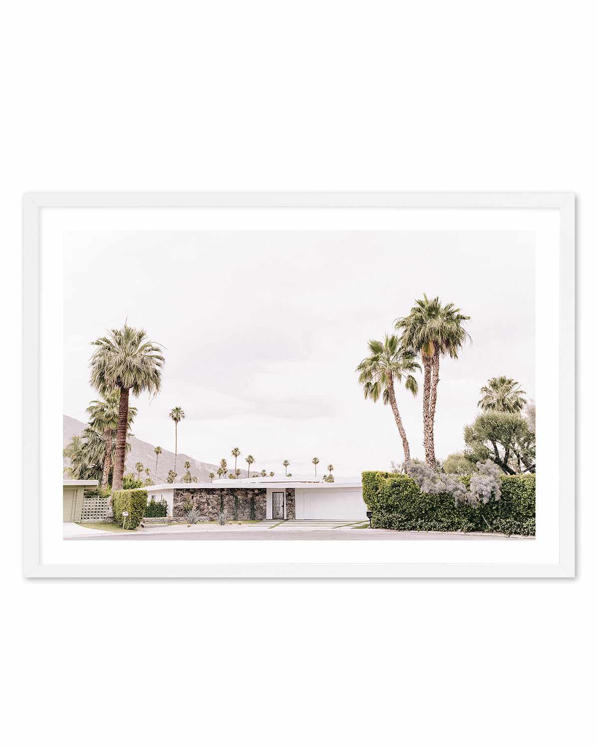 Twin Palms, Palm Springs Art Print