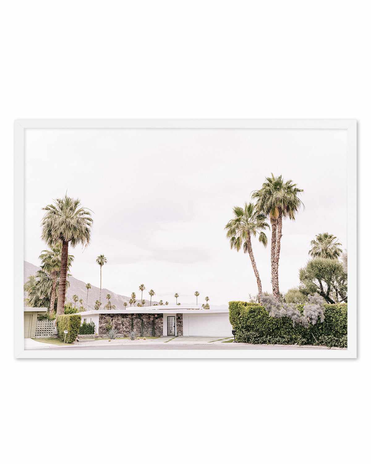 Twin Palms, Palm Springs Art Print