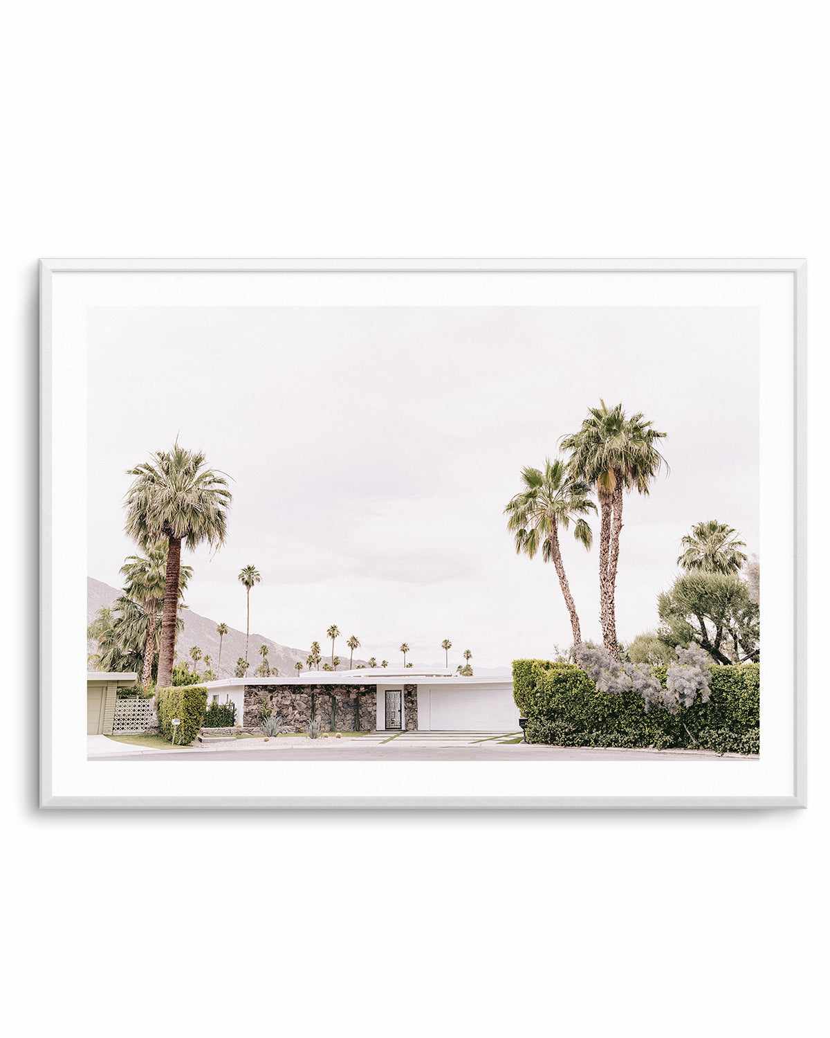 Twin Palms, Palm Springs Art Print