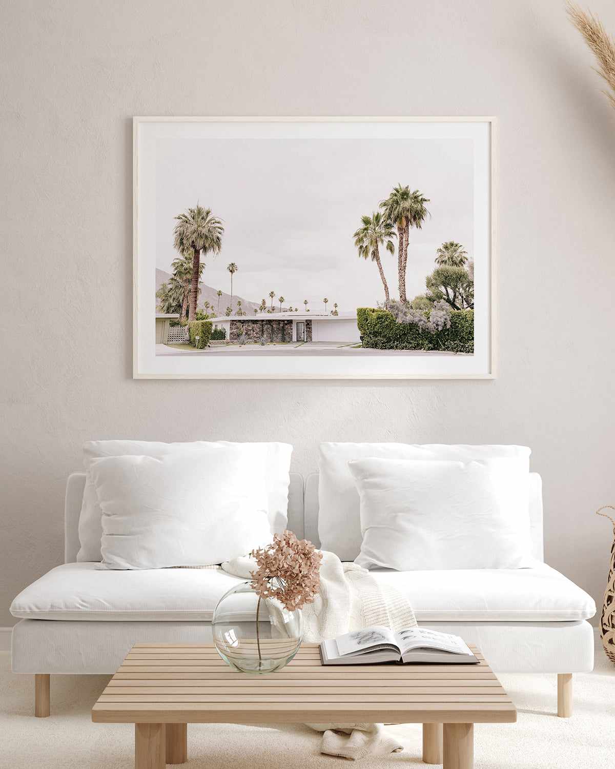 Twin Palms, Palm Springs Art Print