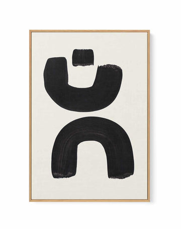 Twin Smiles | Framed Canvas Art Print from Olive et Oriel where you can shop wallpaper and artworks online