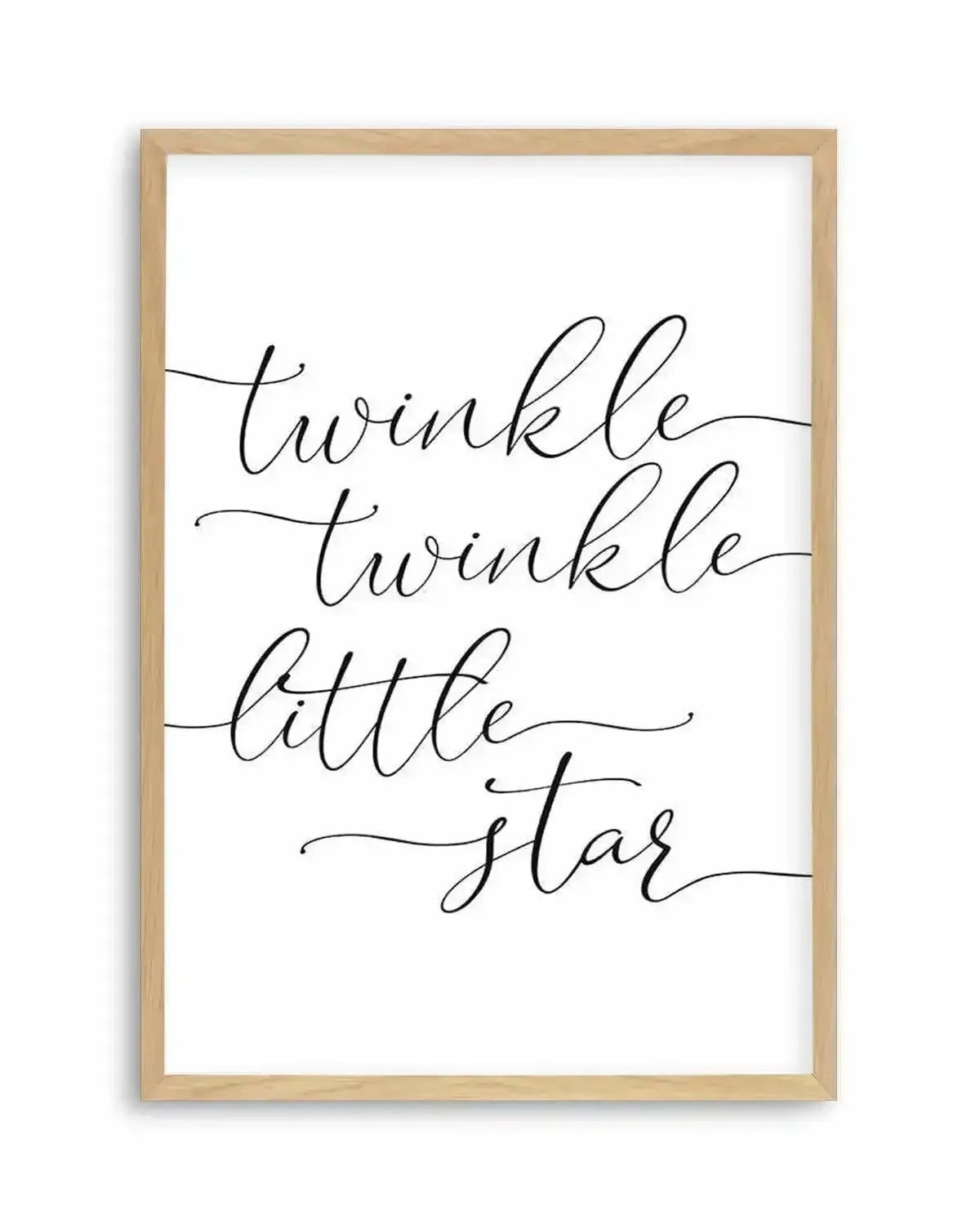 Twinkle Twinkle Little Star | 6 Colour Options Art Print from Olive et Oriel where you can shop wallpaper and artworks online
