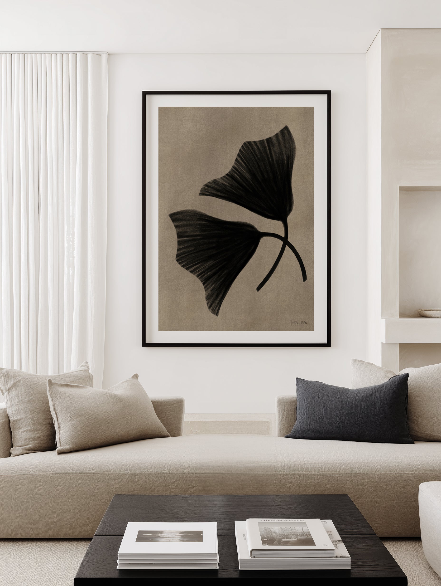 Two Flowers by Julita Elbe | Art Print