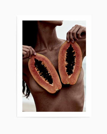 Two Papaya | Art Print from Olive et Oriel where you can shop wallpaper and artworks online