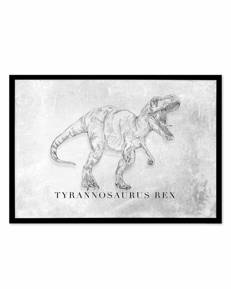 Tyrannosaurus Rex LS | Dinosaur Collection Art Print
