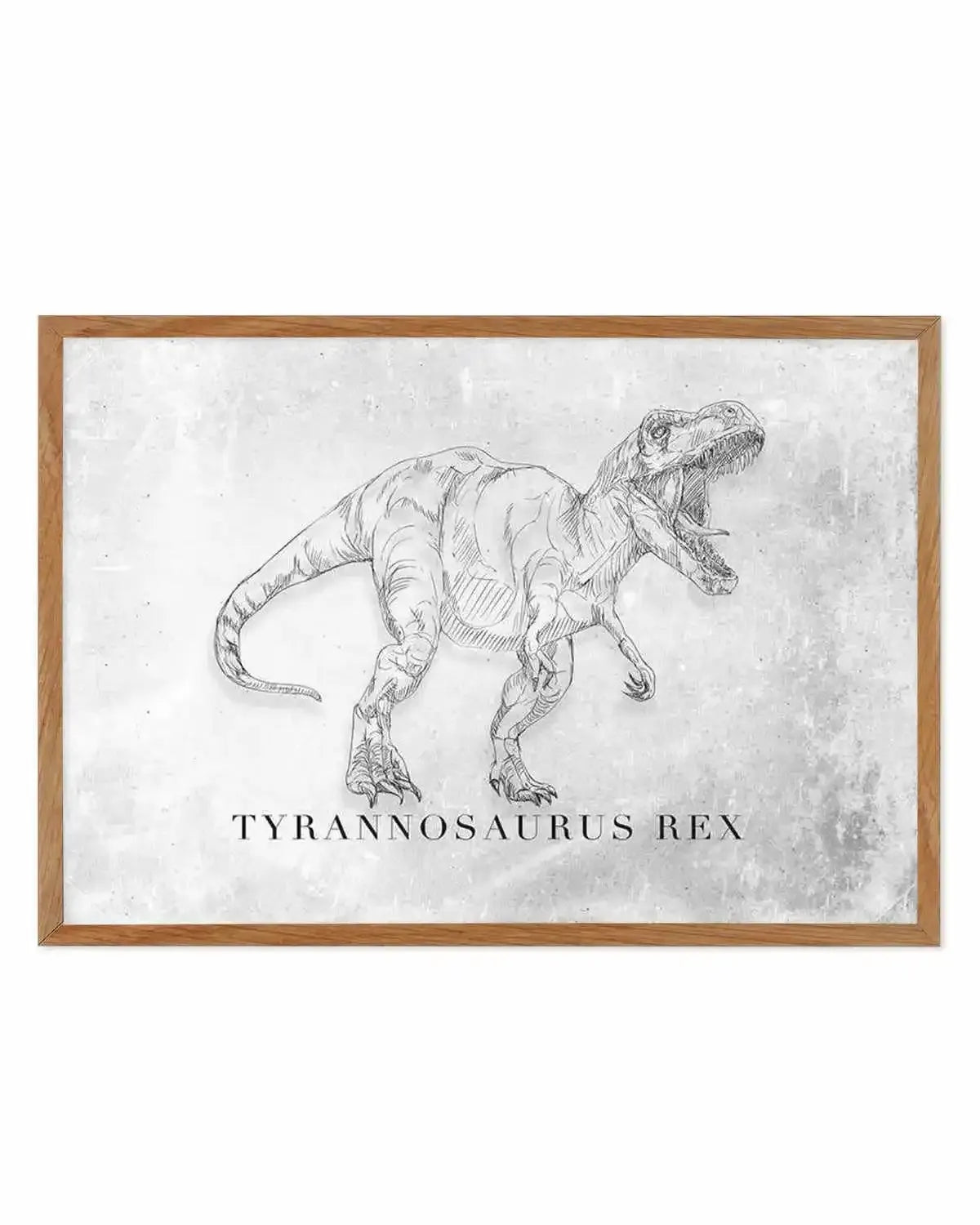 Tyrannosaurus Rex LS | Dinosaur Collection Art Print from Olive et Oriel where you can shop wallpaper and artworks online
