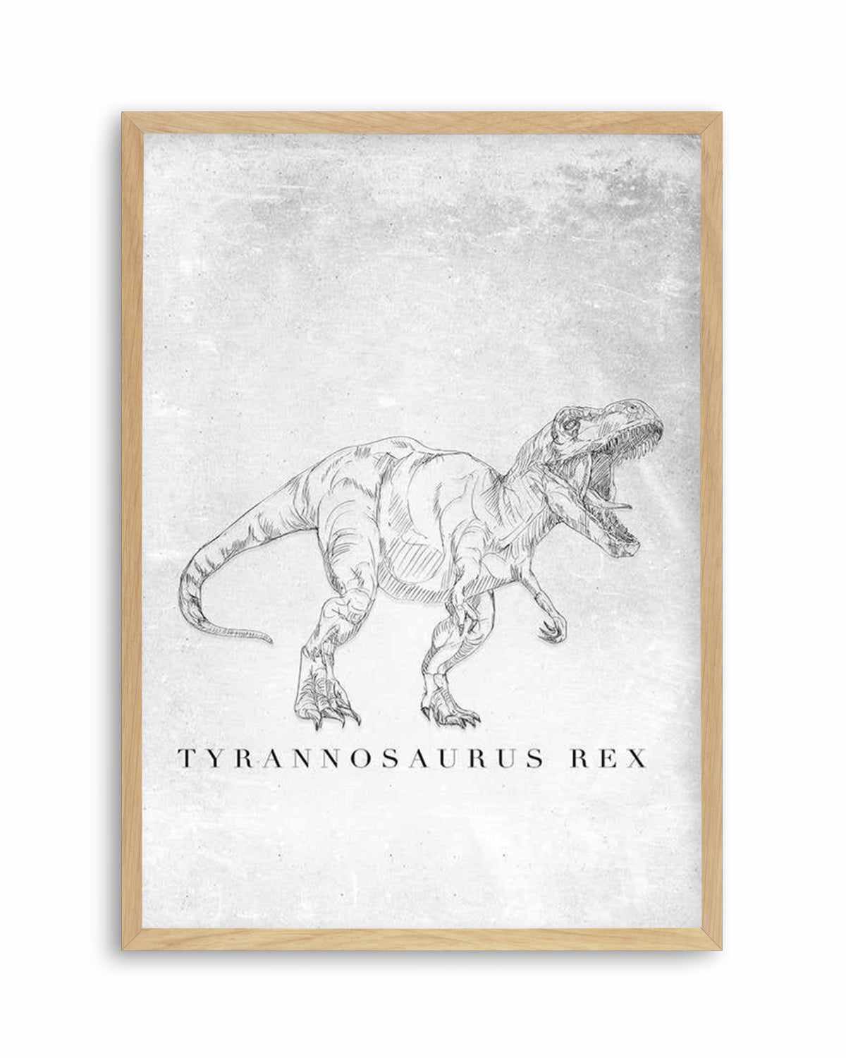 Tyrannosaurus Rex PT | Dinosaur Collection Art Print