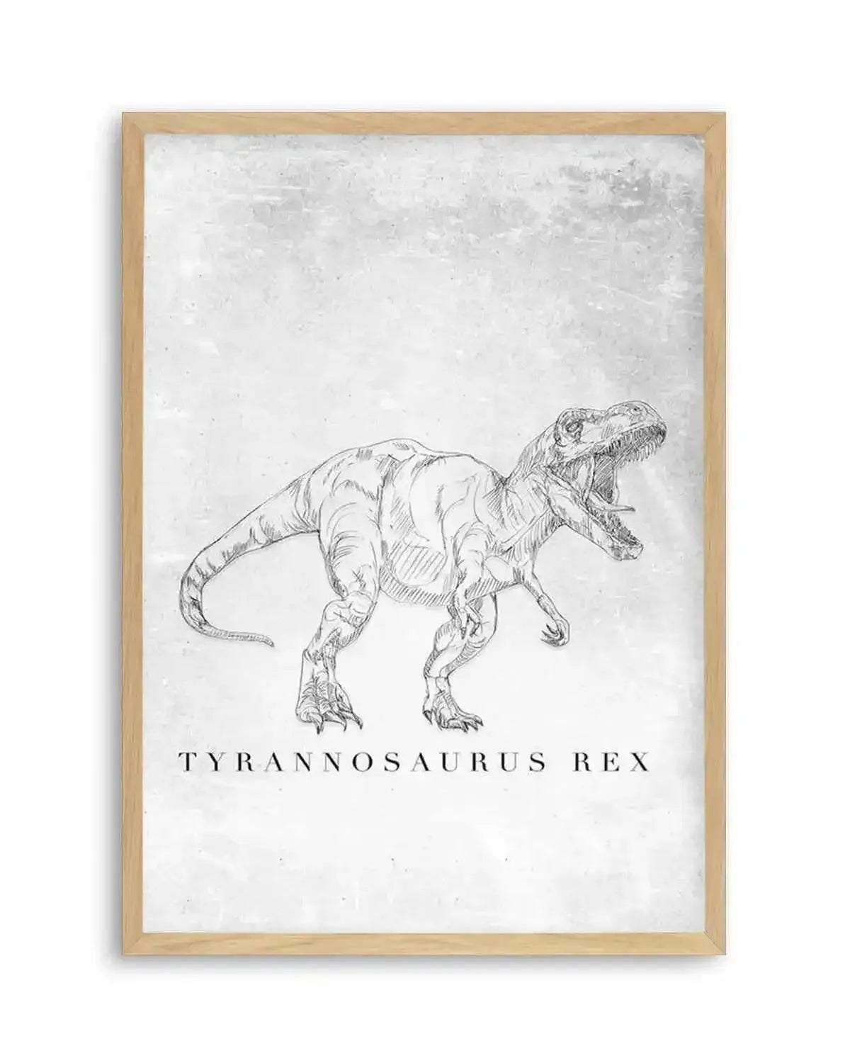 Tyrannosaurus Rex PT | Dinosaur Collection Art Print from Olive et Oriel where you can shop wallpaper and artworks online