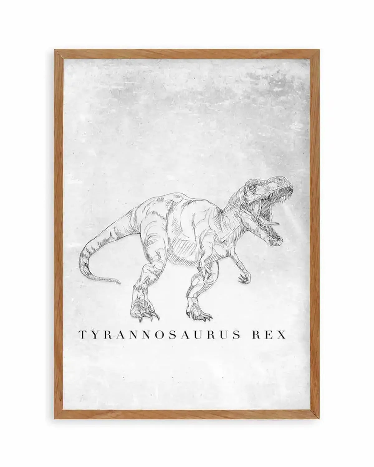 Tyrannosaurus Rex PT | Dinosaur Collection Art Print from Olive et Oriel where you can shop wallpaper and artworks online