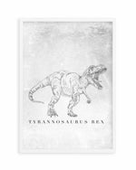 Tyrannosaurus Rex PT | Dinosaur Collection Art Print