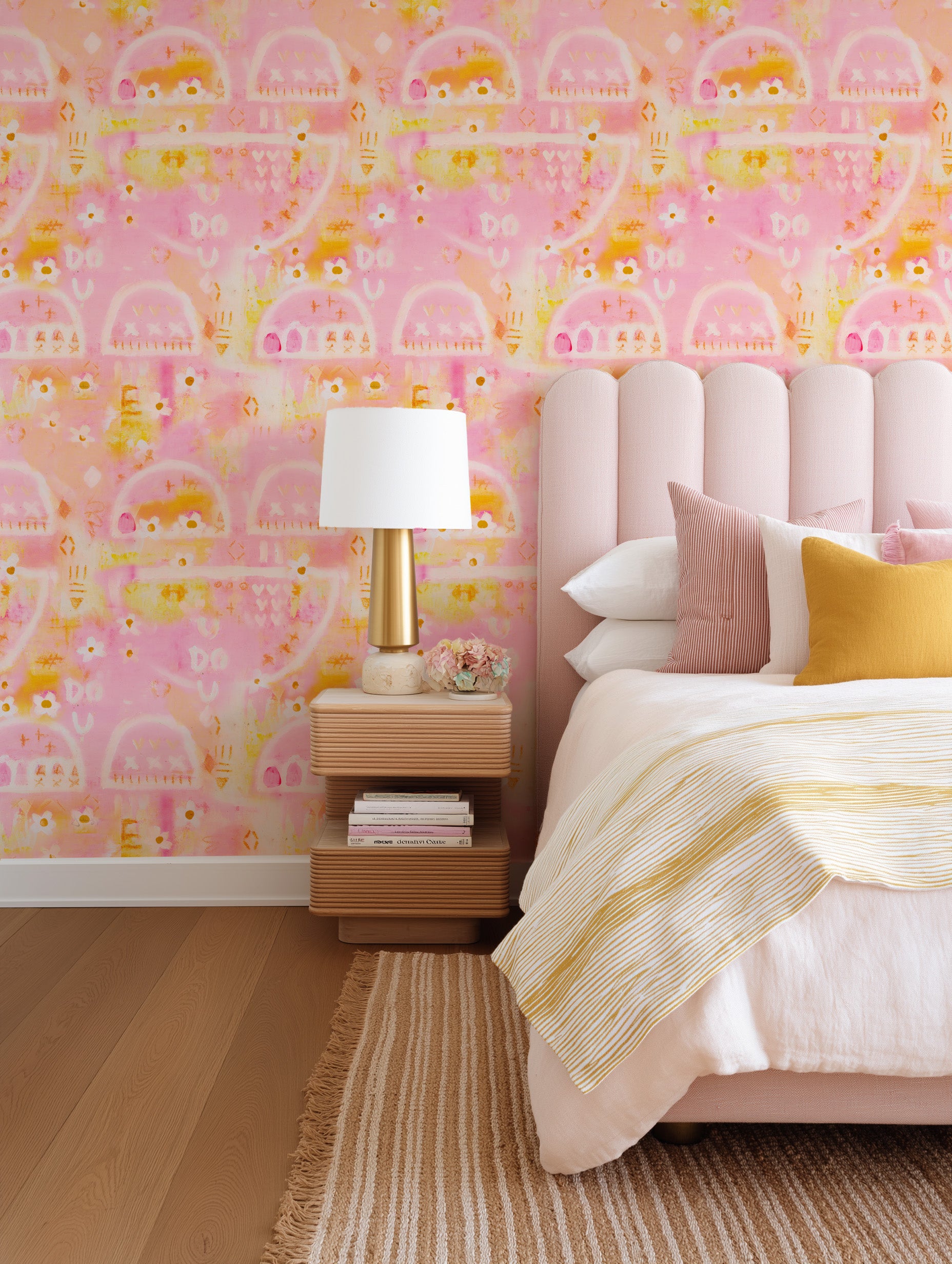 U Do U Wallpaper by Jackie Green from Olive et Oriel where you can shop wallpaper and artworks online