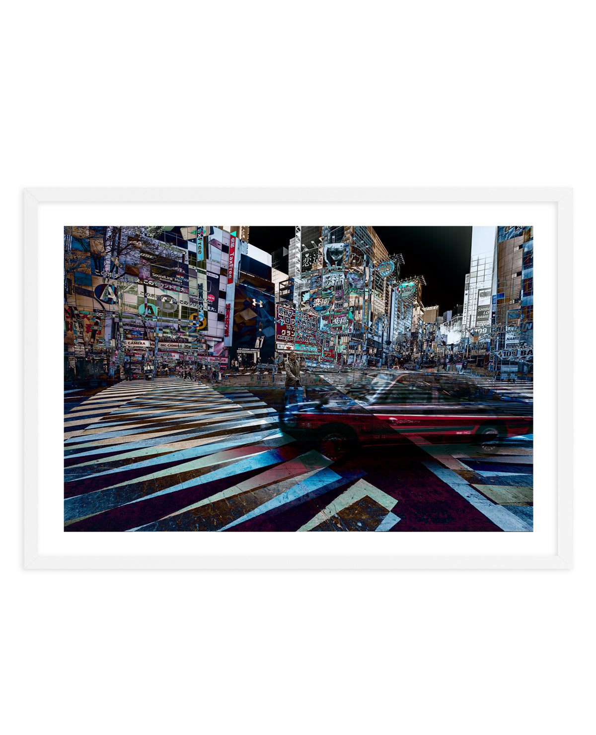 Urban Crossroads Motion by Carmine Chiriaco | Art Print