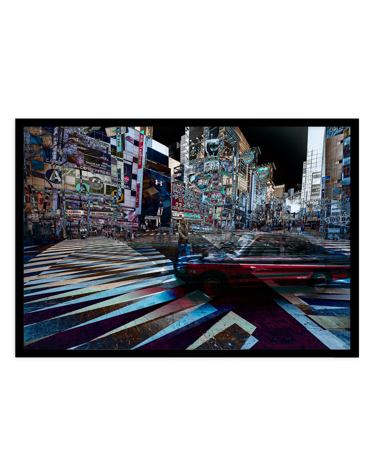 Urban Crossroads Motion by Carmine Chiriaco | Art Print