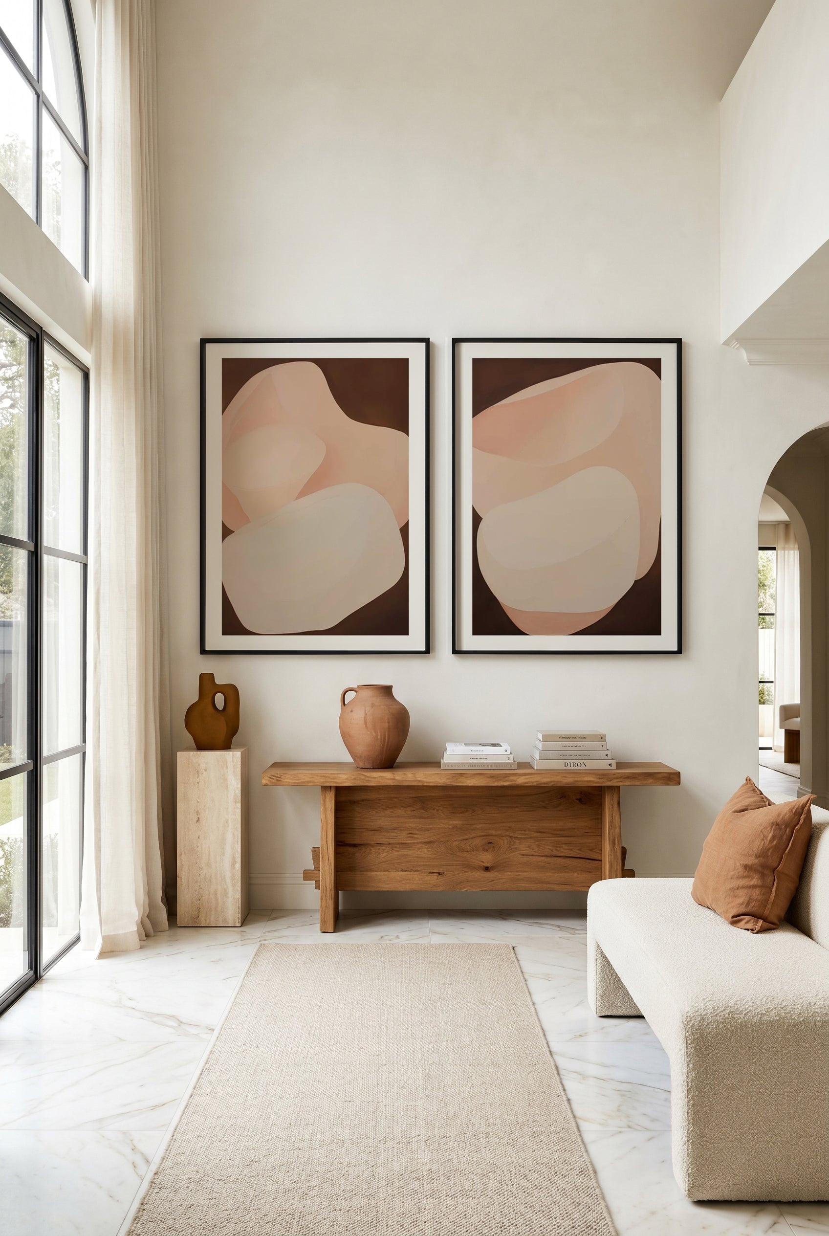 Ulu No I & II Art Print Set of 2 | Matching Wall Art