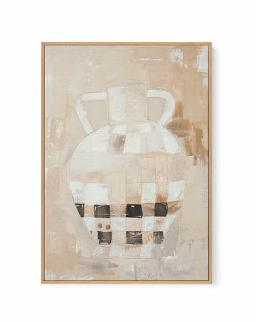 Uluwatu Urn II | Framed Canvas Art Print from Olive et Oriel where you can shop wallpaper and artworks online