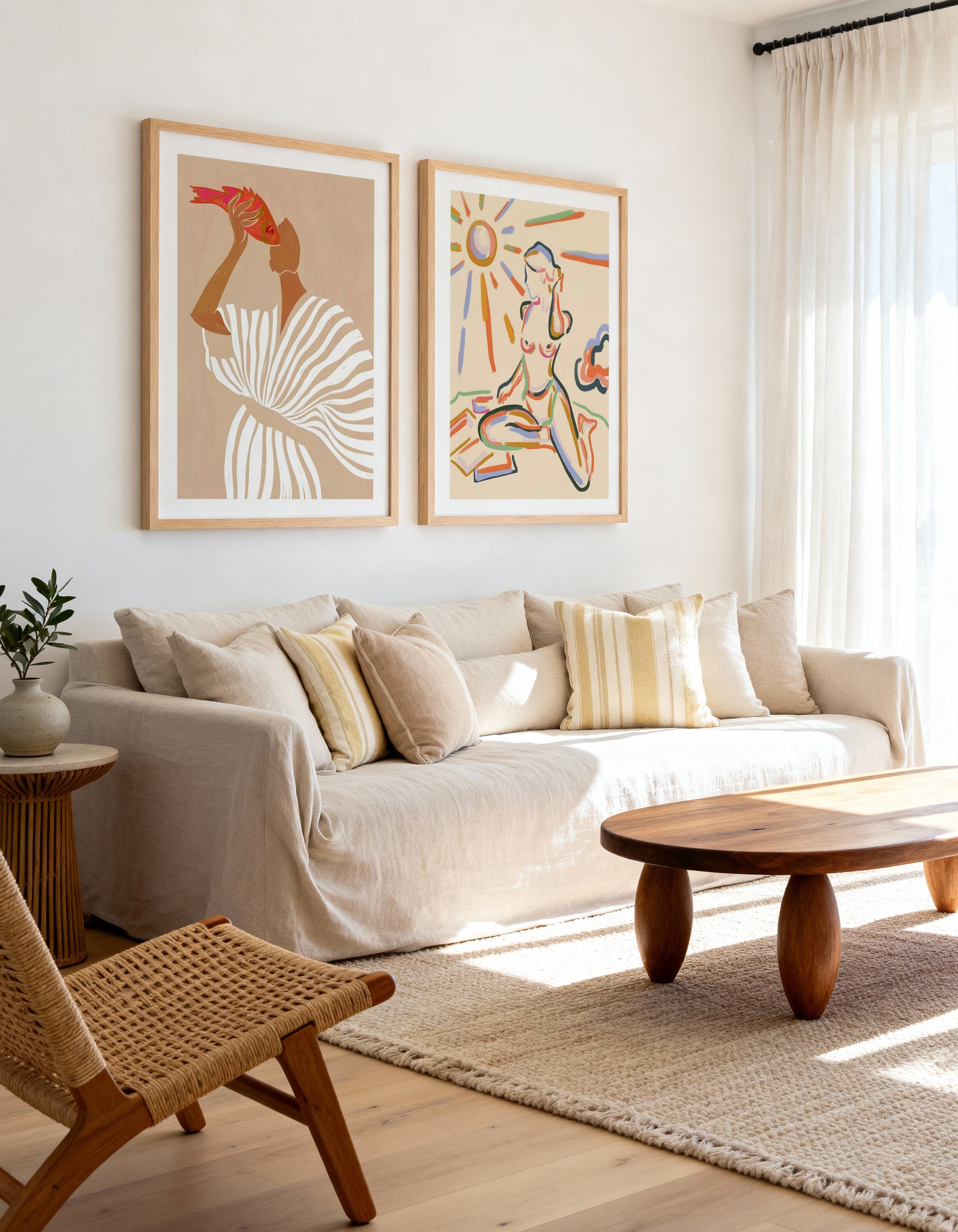 Fish Eye Paradox by Uma Gokhale | Art Print from Olive et Oriel where you can shop wallpaper and artworks online