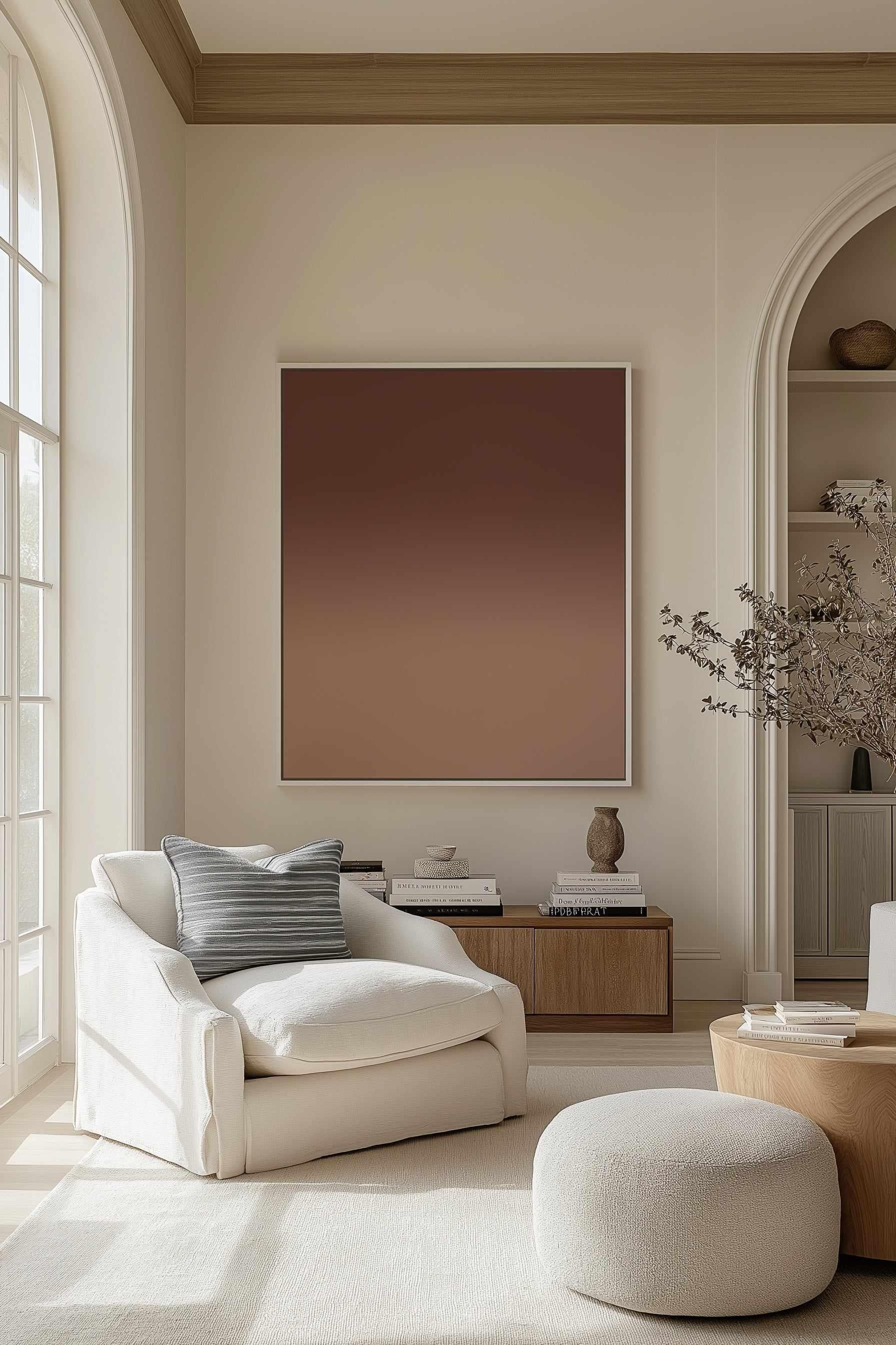Umber - The Faded Collection | Framed Canvas Art Print from Olive et Oriel where you can shop wallpaper and artworks online