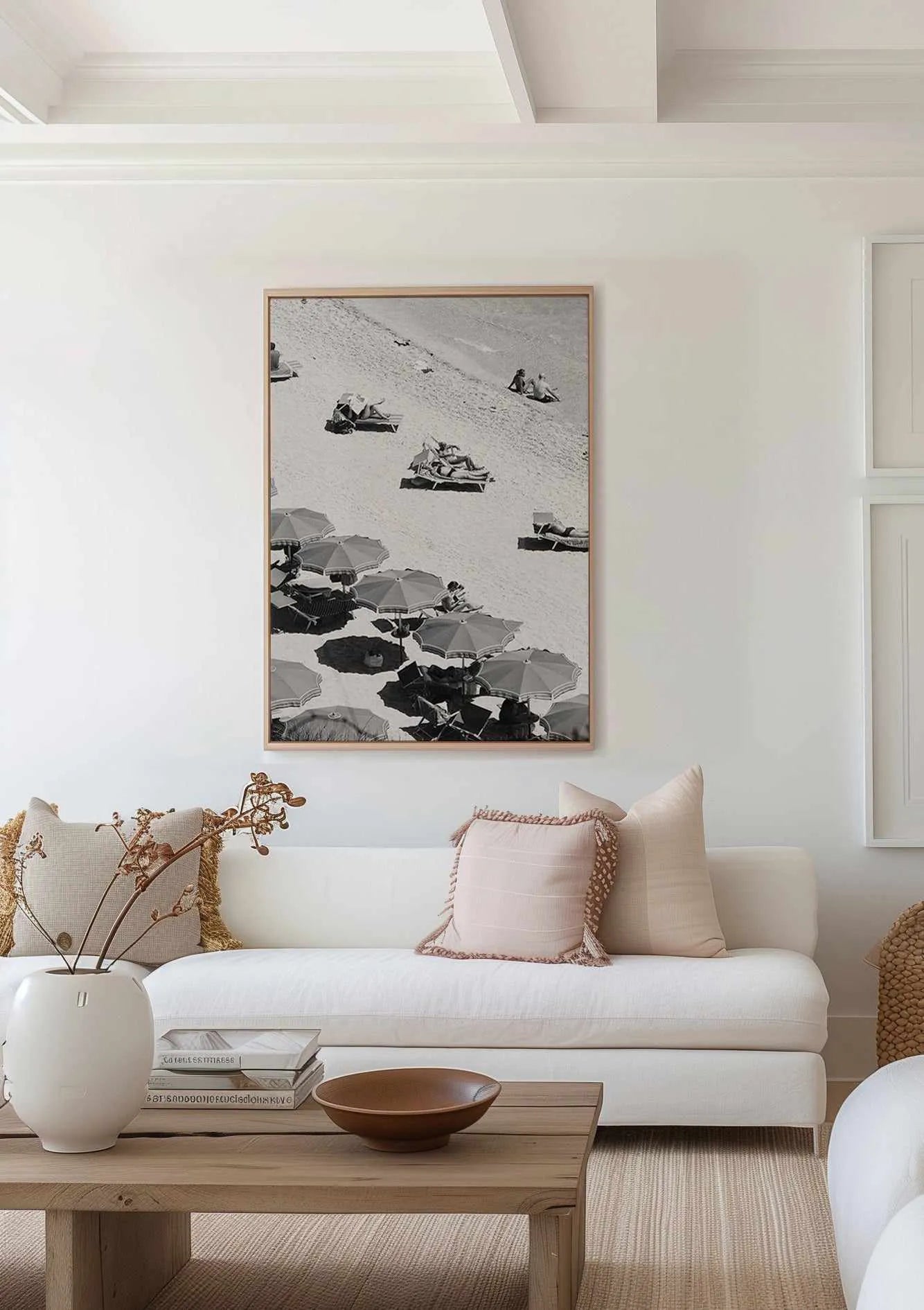 Umbrella Shades by Tim Reed | Framed Canvas Art Print from Olive et Oriel where you can shop wallpaper and artworks online