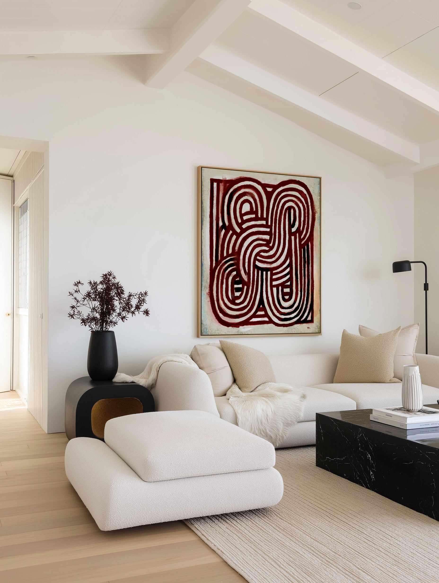 Unanswered Question 4 by Marco Marella | Framed Canvas Art Print from Olive et Oriel where you can shop wallpaper and artworks online