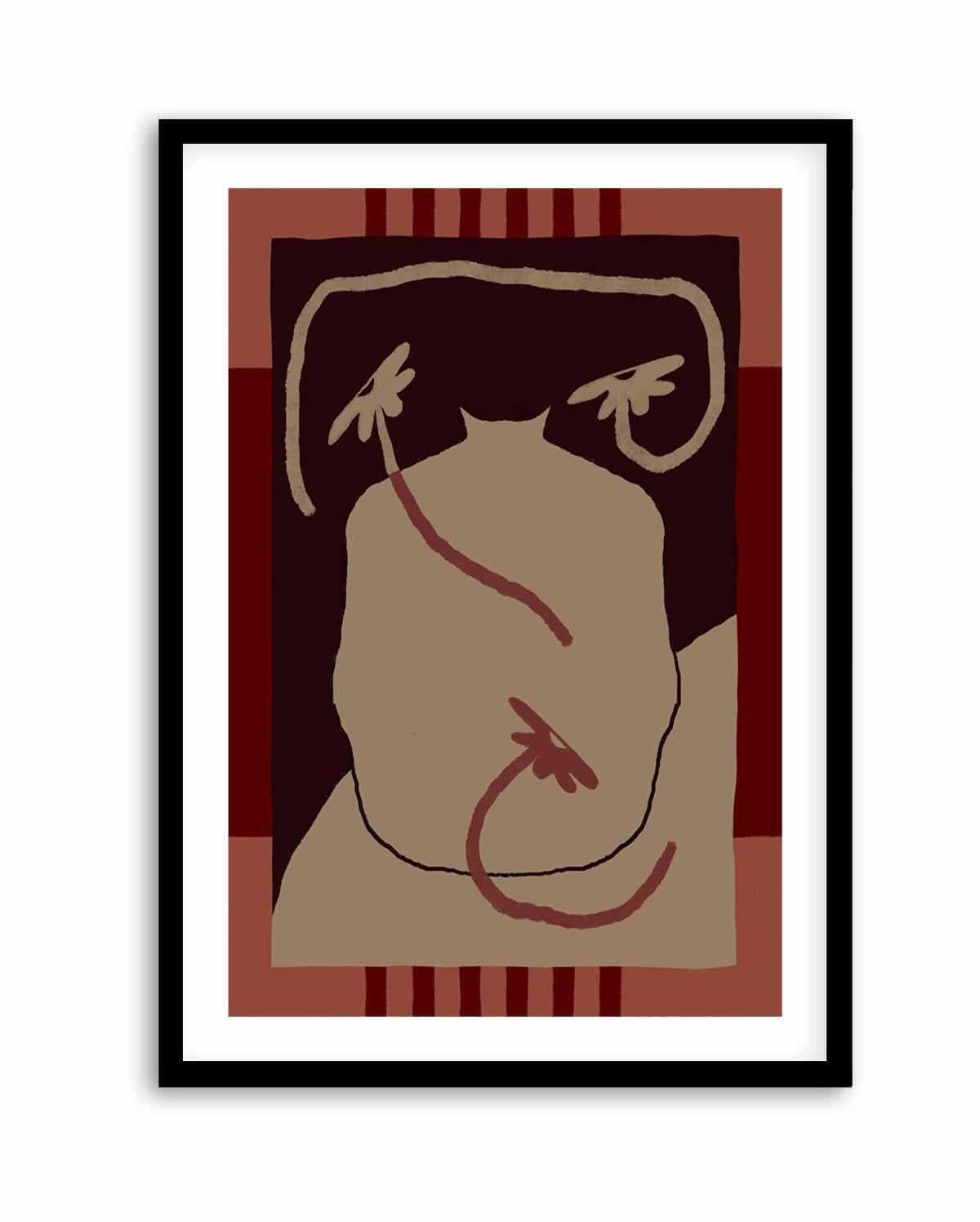 Uncontained Flowers by Shatha Al Dafai | Art Print from Olive et Oriel where you can shop wallpaper and artworks online