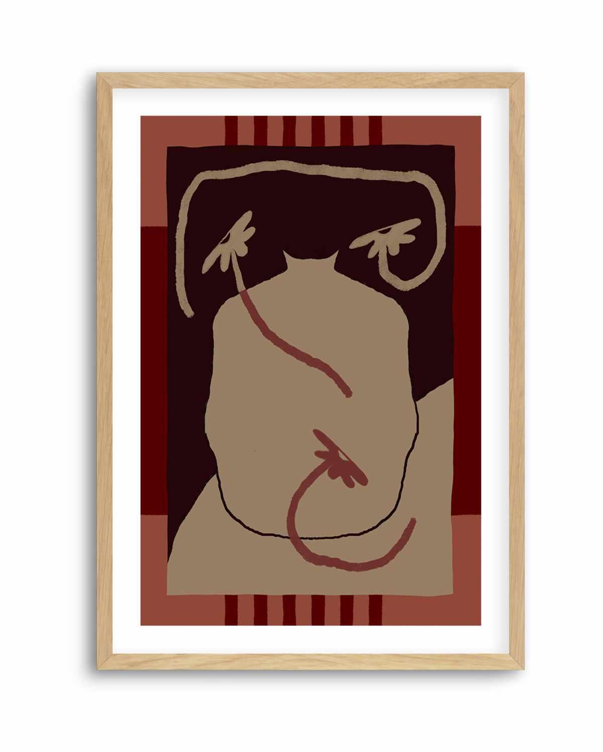 Uncontained Flowers by Shatha Al Dafai | Art Print from Olive et Oriel where you can shop wallpaper and artworks online