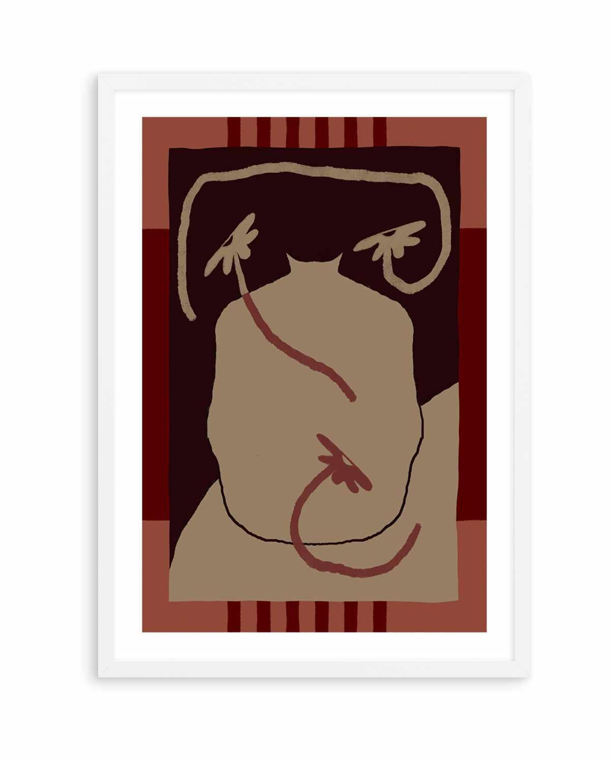 Uncontained Flowers by Shatha Al Dafai | Art Print from Olive et Oriel where you can shop wallpaper and artworks online