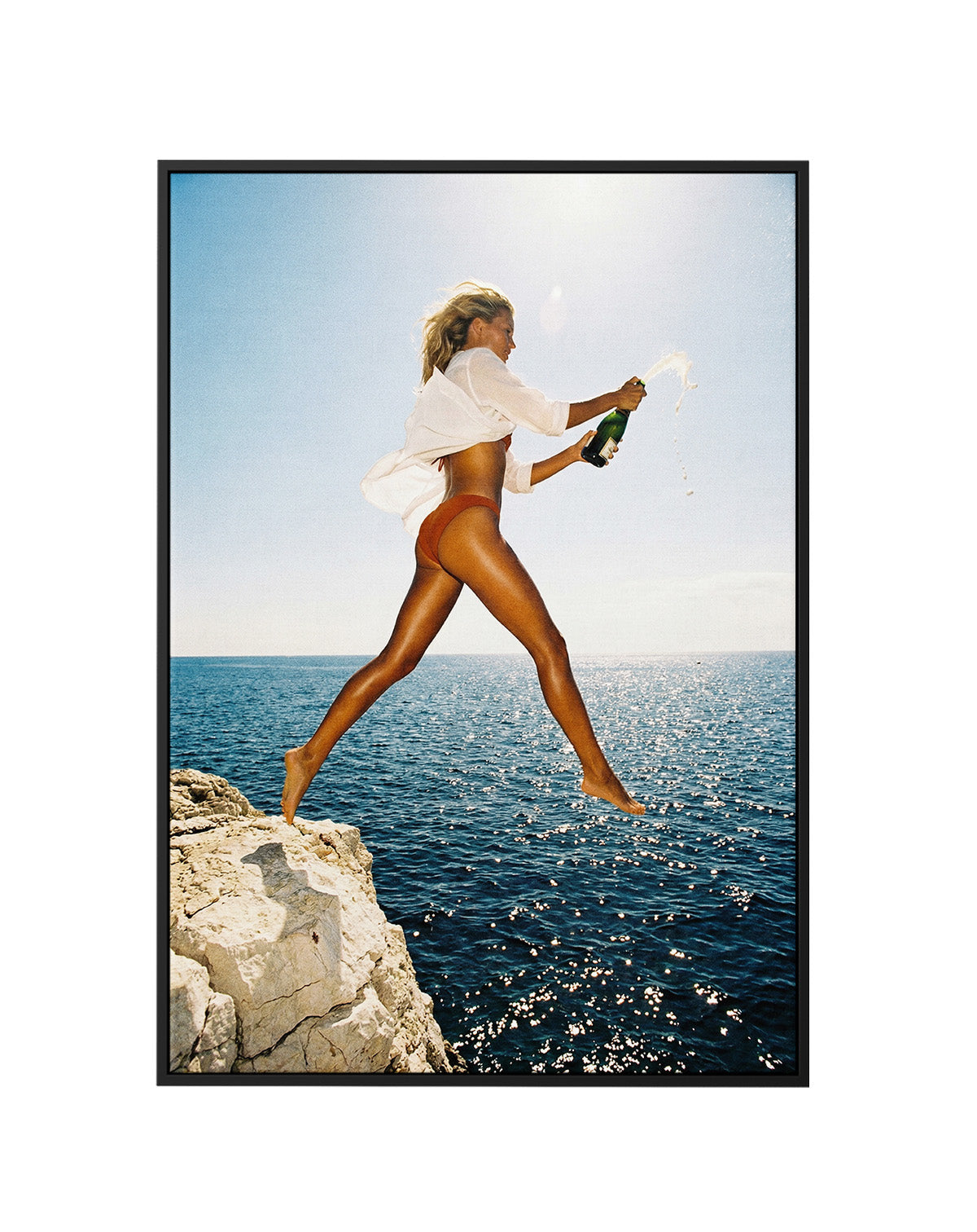 Uncorked | Framed Canvas Art Print