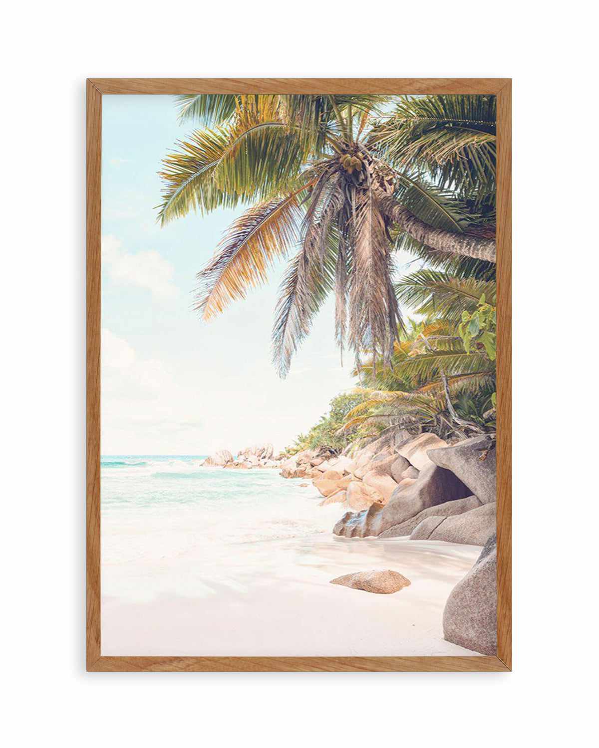 Under The Palm | Seychelles Art Print