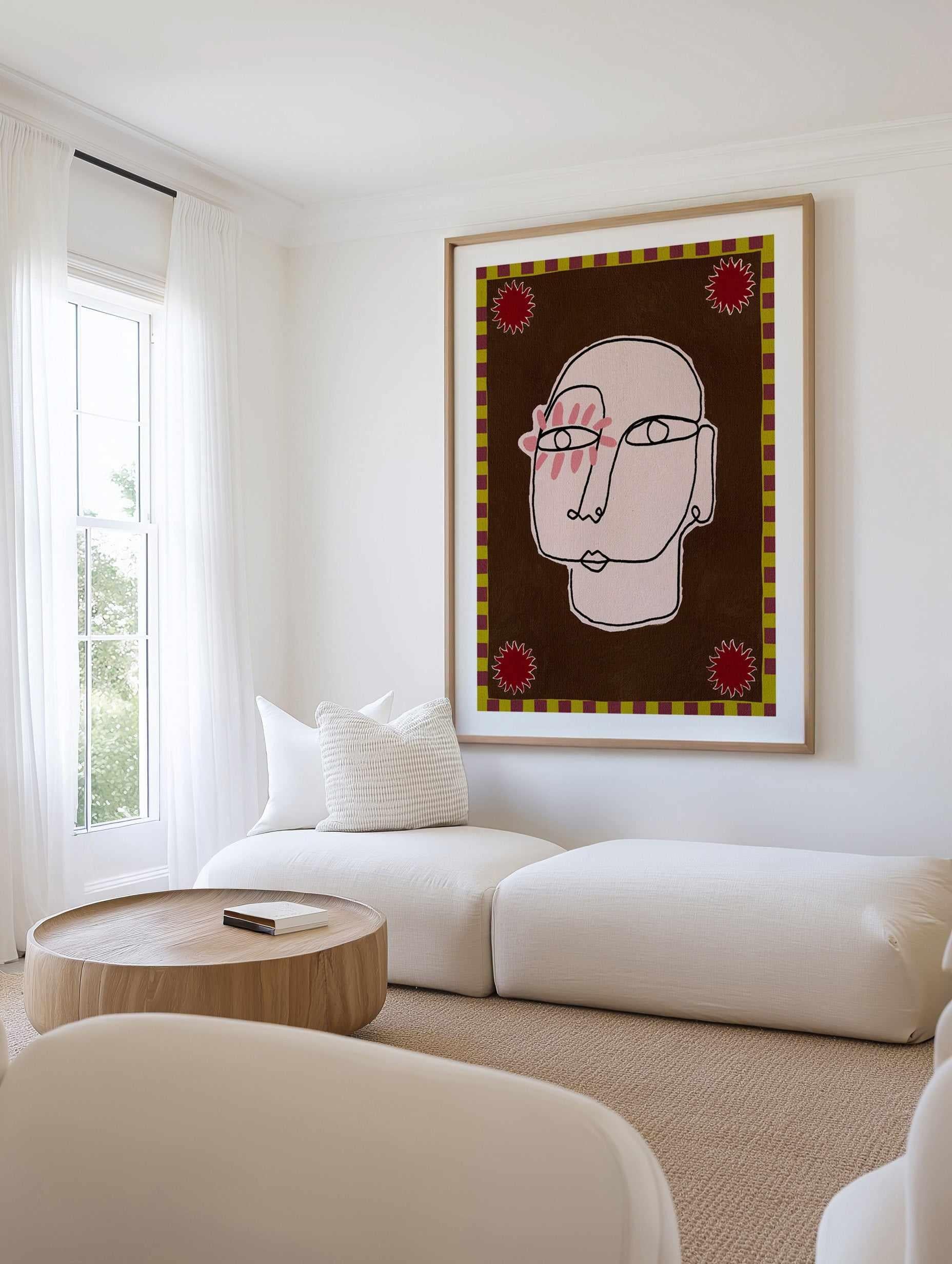 Under The Sun 2 by Shatha Al Dafai | Art Print from Olive et Oriel where you can shop wallpaper and artworks online